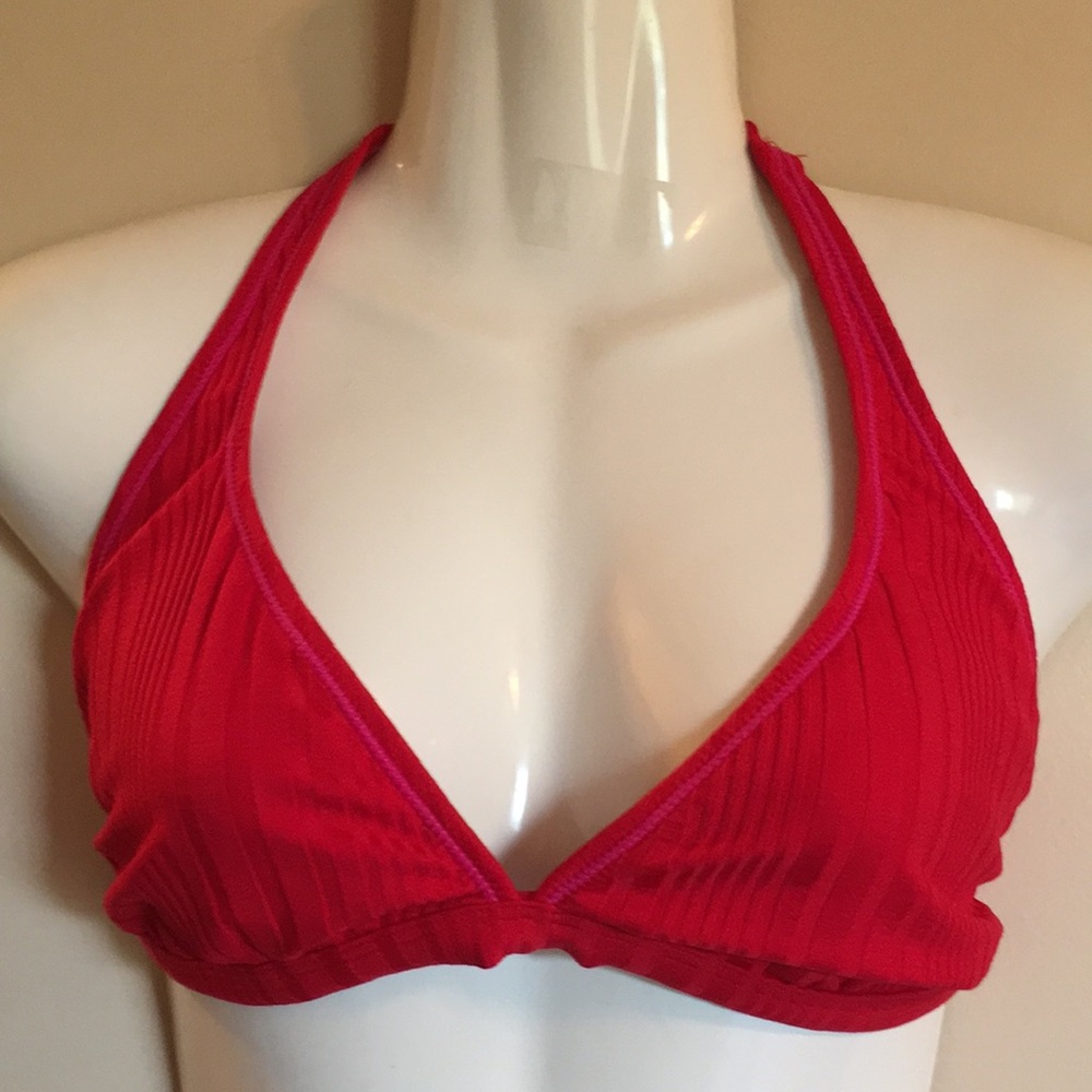 Gorgeous red bikini top by Coco Reef!